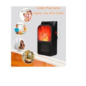 Calefactor Eléctrico Portátil de 500W Negro