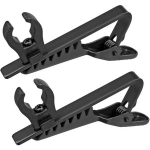 Auray TC-OLM10 Clip de Corbata para Micrófono Lavalier (Paquete de 2) - Compatible con Polsen OLM-10