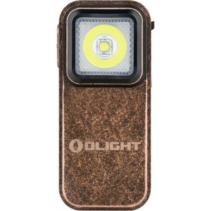 Olight Oclip Luz Recargable Clip-On (Cobre) - 300 Lúmenes, Luz Roja, 30 Horas de Autonomía, Construc