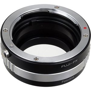 Adaptador de Montura FotodioX para Lentes Fujica X a Cámaras Fujifilm X - Soporta Enfoque Infinito -