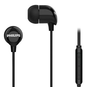 Audífono In-Ear con micrófono Philips TAE2146 con conexión USB Tipo C, largo de cable 1.2m, negro