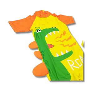 Ropa de Baño para Niño UV Dinosaurio Gritando Amarillo