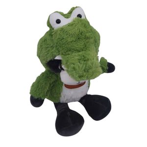 Peluche de Perro con Capucha de Cocodrilo