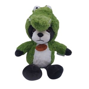 Peluche de Perro con Capucha de Cocodrilo