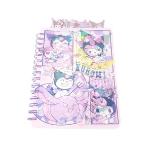 Cuaderno 3D Animado de Gatita y Amigos Morado