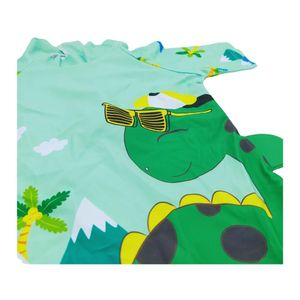 Ropa de Baño para Niño UV Dinosaurio Verde con Lentes