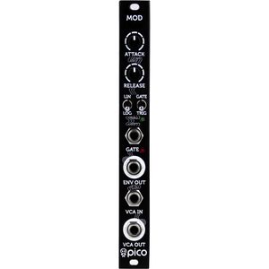 Módulo Eurorack Erica Synths Pico Modulator (3 HP) - Generador de envolvente y VCA, Modos AD/ASR, Fo