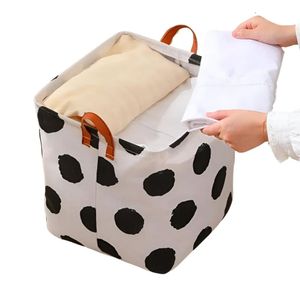 Cesto de Ropa, Juguetes Multiuso Modelo Cuadrado 33 x 33 Circulos  565CR02