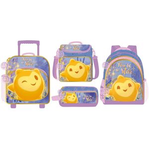 Pack 4 Maleta Mochila Nido Premium Disney Wish