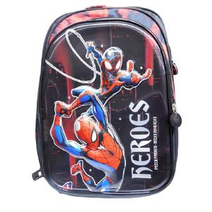 Mochila Escolar con Relieve 3D y Luces Led Negro