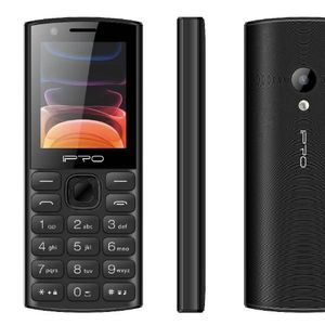 iPro K6 El Celular Básico 4G con Dual SIM Batería Duradera y Doble Camara Negro