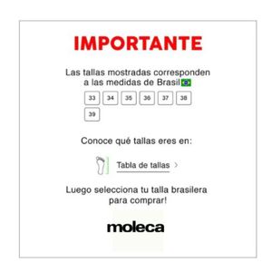 Zapatos Para Mujer MOLECA Blanco 5803.101.9569.35312