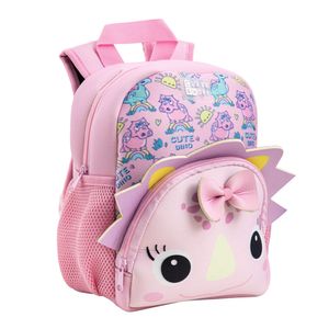 Mochila CLASS&WORK Dino Rosado