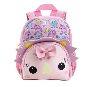 Mochila CLASS&WORK Dino Rosado