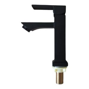 Grifo Caño de baño Monomando Negro Mate