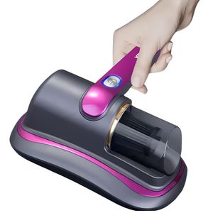 Aspiradora Antiácaros Portátil Recargable con Filtro Ultravioleta Morado