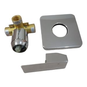Mezcladora Ducha Monomando Brass y Latón Macizo Acero Brillante