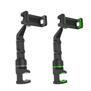 Soporte de celular universal para espejo retrovisor de auto Verde