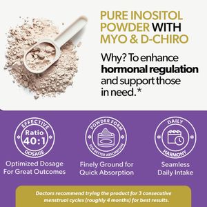 Myo-inositol & D-chiro Inositol 40:1 Intimate Rose en polvo