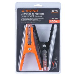 Set de Pinzas Pasa Corriente 6 AWG 2 Und Truper 100777