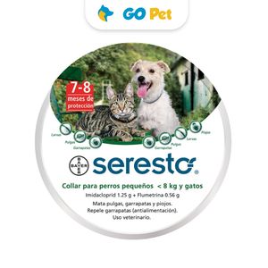 Antipulgas Seresto Collar Perro Pequeños Y Gatos < 8 Kg FLF