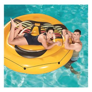 Inflable Smiley Summer con Cuerdas de Agarre