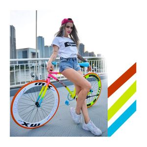 Bicicleta Aro 26 con cambios Shimano - Arcoiris