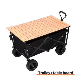 Carro de Carga Plegable Multiusos Con Guiador y Tabla