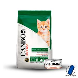 ALIMENTO PARA GATO CANBO CACHORRO POLLO Y ARROZ 3KG + REGALOS