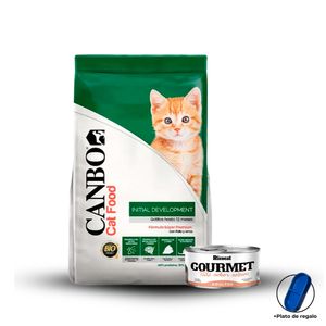 ALIMENTO PARA GATO CANBO CACHORRO POLLO Y ARROZ 7KG + REGALOS