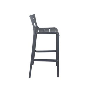 Silla Alta de Bar Campito Gris
