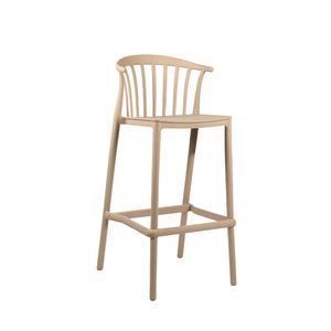 Silla Alta de Bar Vima Beige