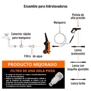 Hidrolavadora Eléctrica 1500 PSI Truper 102095