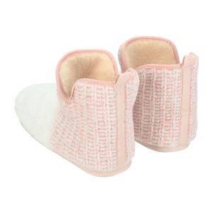 Pantufla Bota con Diseño Cinta