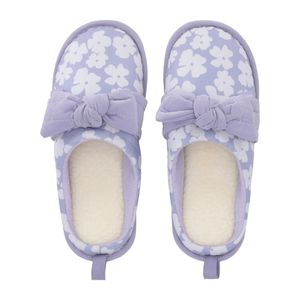 Pantufla con Lazo Estampado