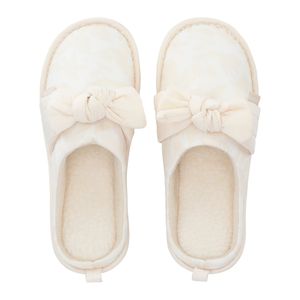 Pantufla con Lazo Estampado