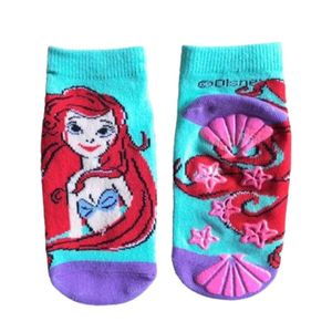Medias Antideslizante Disney Ariel La Sirenita X Par