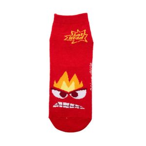 Medias Antideslizante Disney Intensamente Furia X Par
