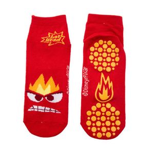 Medias Antideslizante Disney Intensamente Furia X Par
