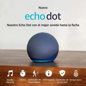 Parlante Inteligente Amazon con alexa Echo Dot 5 Azul