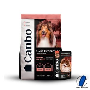 ALIMENTO PARA PERRO CANBO BALANCE SKIN PROTECTION TODAS LAS RAZAS SALMÓN 15KG + REGALOS