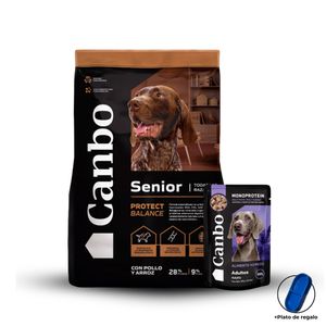ALIMENTO PARA PERRO CANBO BALANCE ADULTO TODAS LAS RAZAS SENIOR DE POLLO 15KG + REGALOS