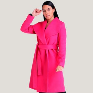 Abrigo Ciara Fucsia Lana Ecologica Only Alpaca
