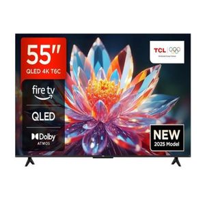 Televisor TCL QLED 55" Smart TV Ultra HD 4K Año 2025 55T6C