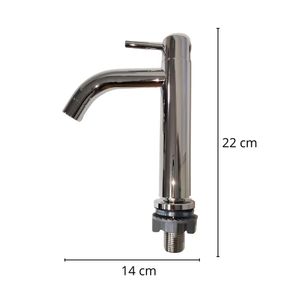 Llave Grifo Caño para Lavatorio Cromado Valmax 153094