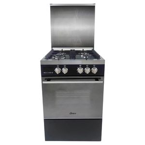 Cocina de Pie a Gas OSTER 4 Quemadores OS-PGSGGM2404BRGM Black Inox