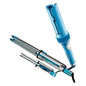 Combo BabylissPRO Rizador MiraCurl Pro BNTMCS100XLPE y Alisadoras Optima 2000 y 3000 BNTPK1PE