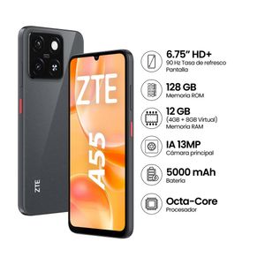 Smartphone ZTE A55 4gb+128gb Negro