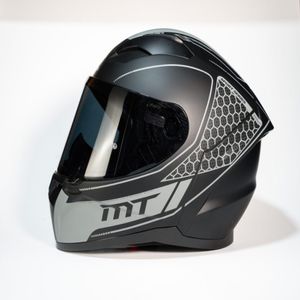 Casco mt segment-dot raceline gris mat l