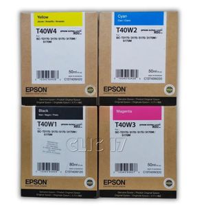 Kit Tinta Epson T40W Negro Cian Magenta Amarillo T3170 T5170